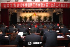 <b>我公司召开2013年经济工作会暨九届二次员工代表</b>